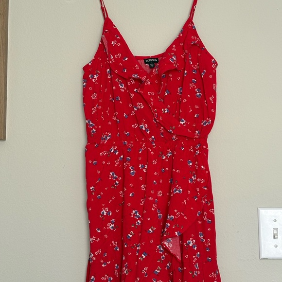 Red Floral Ruffle Sundress - Women - Picture 7 of 7